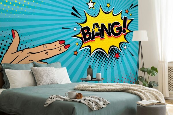 Tapeta w pop art motywie - BANG!