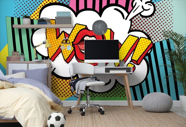 Tapeta w pop art stylu - WOW!