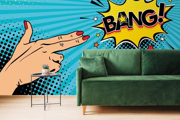 Tapeta w pop art motywie - BANG!