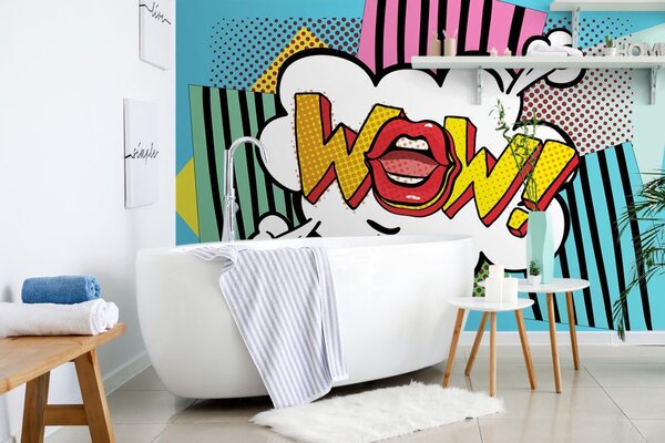 Tapeta w pop art stylu - WOW!