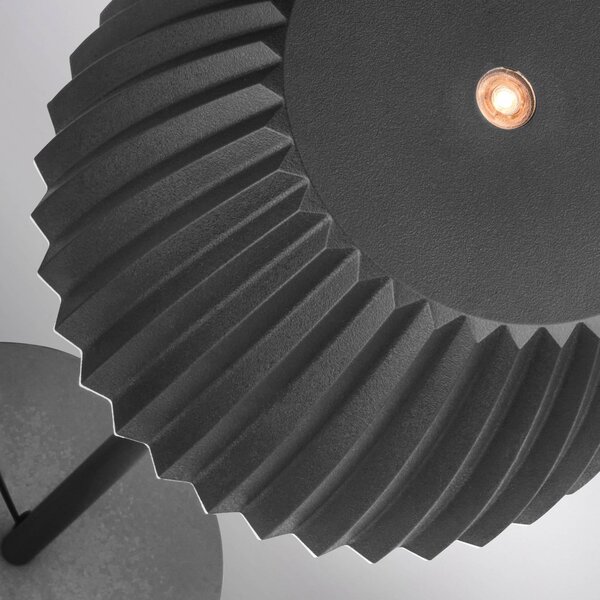 Briloner Lampa stołowa LED Loca, możliwość ściemniania, czarny, salon / jadalnia, metal, nowoczesny