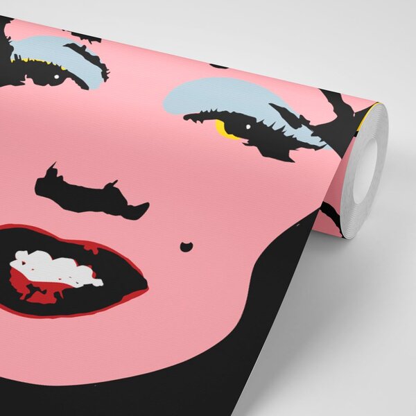 Tapeta ikona Marilyn Monroe w pop art stylu
