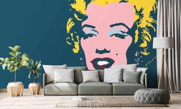 Tapeta Marilyn Monroe w pop art stylu