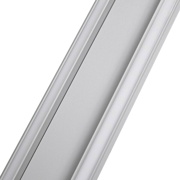 Kinkiet zewnętrzny LED Melira Lucande, aluminiowy / szary / cynkowy, aluminium, nowoczesny