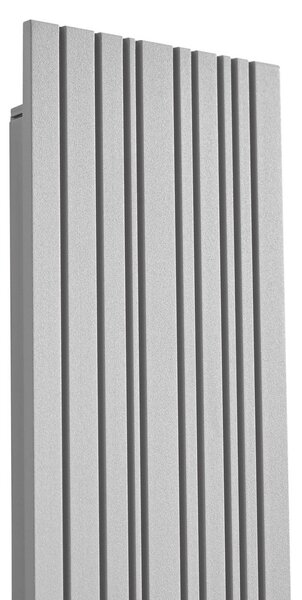 Kinkiet zewnętrzny LED Melira Lucande, aluminiowy / szary / cynkowy, aluminium, nowoczesny