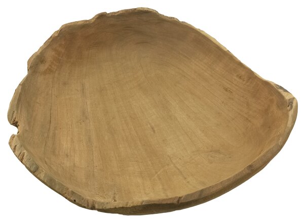 Misa ozdobna z drewna tekowego, Ø 40 cm
