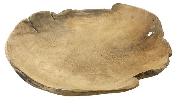 Misa ozdobna z drewna tekowego, Ø 40 cm