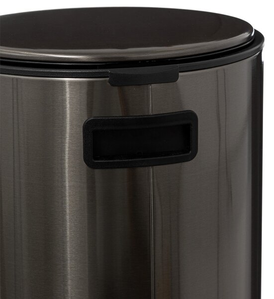 Wąski kosz na śmieci do kuchni DELTA, ciche domykanie, 30 l