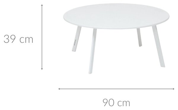 Stolik ogrodowy metalowy SAONA, Ø 90 cm