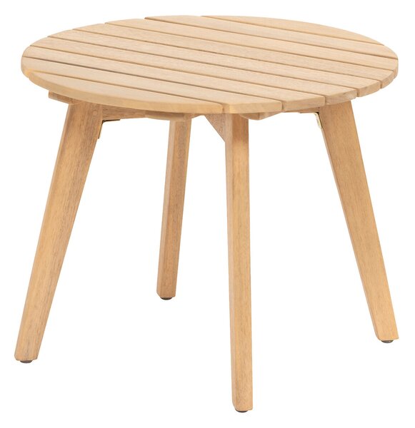Stolik ogrodowy z drewna akacji OLVINIA, Ø 40 cm
