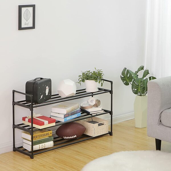 Czarna szafka na buty VARIO 92x55 cm