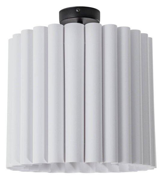 Lampa sufitowa Aria Duolla, możliwość ściemniania, biały / opal, salon / jadalnia, tkanina / materiał / jedwab