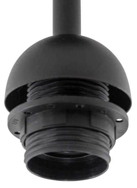 Lampa sufitowa Aria Duolla, możliwość ściemniania, brązowy / rdzawy, salon / jadalnia, tkanina / materiał / jedwab