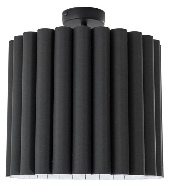 Lampa sufitowa Aria Duolla, możliwość ściemniania, czarny, salon / jadalnia, tkanina / materiał / jedwab