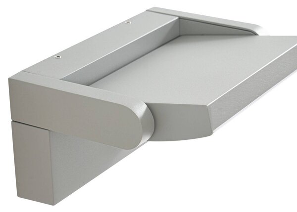 Lampa zewnętrzna z czujnikiem ruchu Sherin Lindby, aluminiowy / szary / cynkowy, aluminium, nowoczesny