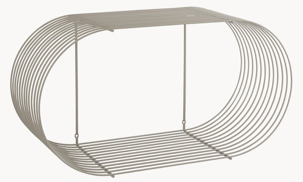 Półka z metalu Curva, S 61 cm
