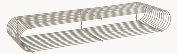 Półka z metalu Curva, S 80 cm