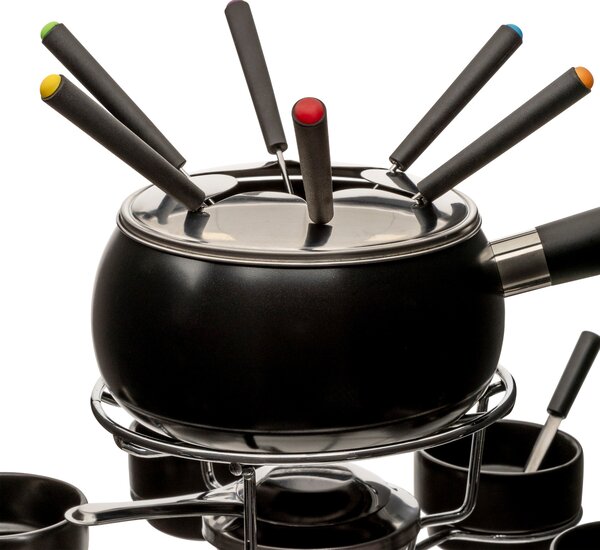 Zestaw do fondue obrotowy na 6 osób, ceramiczny