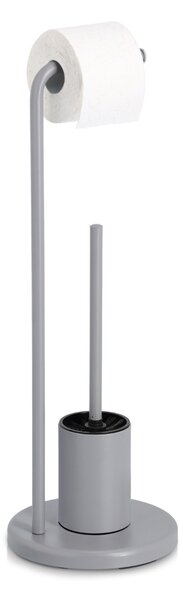 Stojak na papier toaletowy i szczotka do wc VETRO, wys. 63 cm