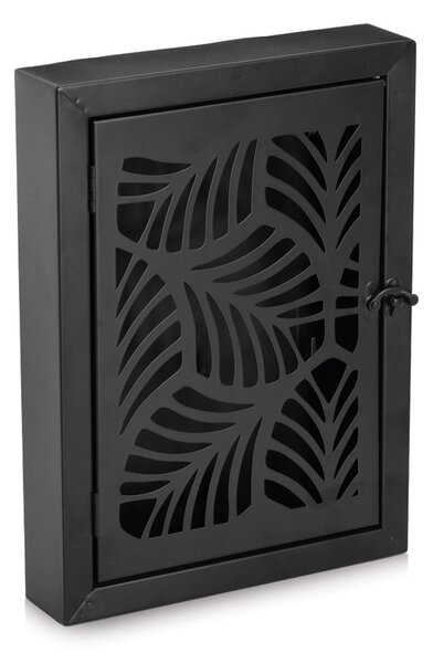 Metalowa skrzynka na klucze LEAVES, 30 x 22 x 5 cm