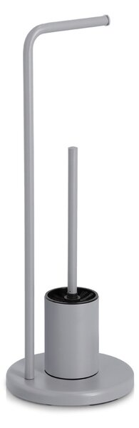 Stojak na papier toaletowy i szczotka do wc VETRO, wys. 63 cm