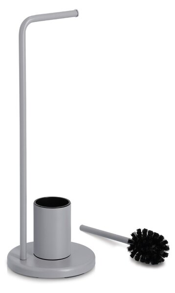 Stojak na papier toaletowy i szczotka do wc VETRO, wys. 63 cm