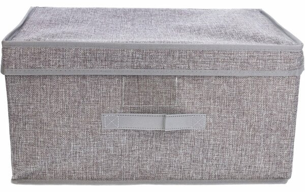 Składany pojemnik do przechowywania z odchylaną pokrywą 44 × 33 × 22 cm, L