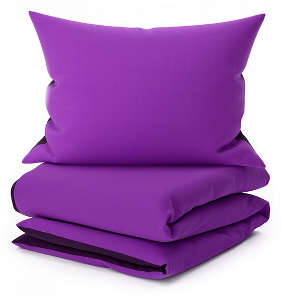 Bawełniana pościel VIOLETTA fioletowa Rozmiar pościeli: 70 x 90 cm | 140 x 200 cm