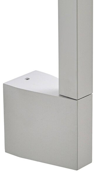 Kinkiet zewnętrzny LED Neano Lindby, aluminiowy / szary / cynkowy, aluminium, nowoczesny