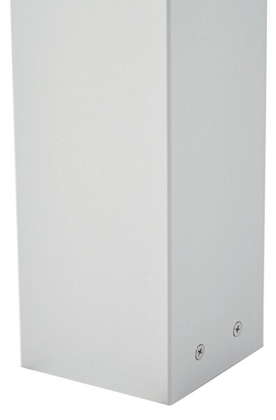 Słupek oświetleniowy Lucande Kiran, 60 cm, czujnik ruchu, jasnoszara, IP44 Kiran Lucande, możliwość ściemniania, aluminiowy / szary / cynkowy, aluminium, nowoczesny