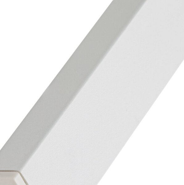 Kinkiet zewnętrzny LED Sakari Lindby, biały / opal, aluminium, nowoczesny