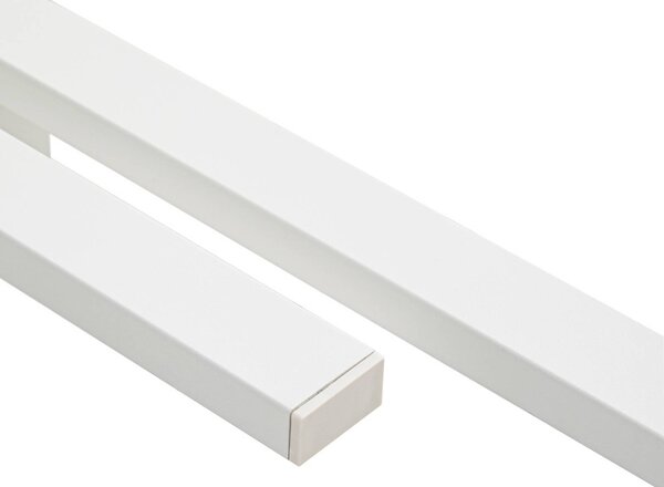 Kinkiet zewnętrzny LED Sakari Lindby, biały / opal, aluminium, nowoczesny