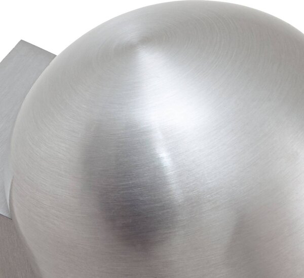 Kinkiet zewnętrzny Lupil Lindby, możliwość ściemniania, aluminiowy / szary / cynkowy, aluminium, nowoczesny