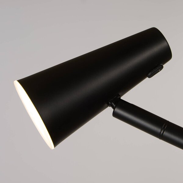 Searchlight Lampa stojąca LED Stehleuchte, możliwość ściemniania, czarny, salon / jadalnia, metal, nowoczesny