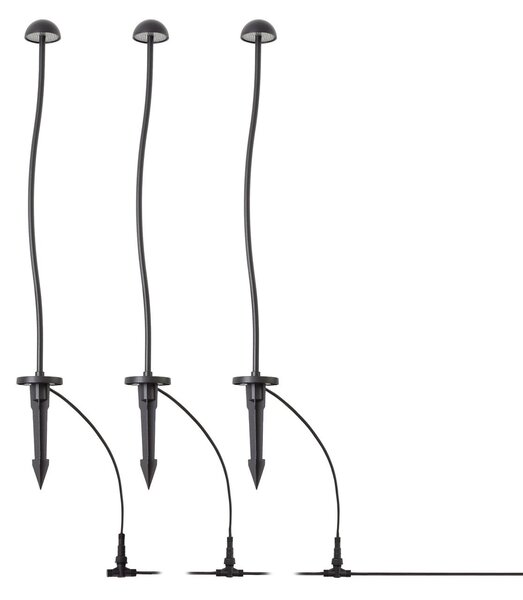 Zewnętrzna Lampa Lindby, Soremi, czarny, aluminium, nowoczesny