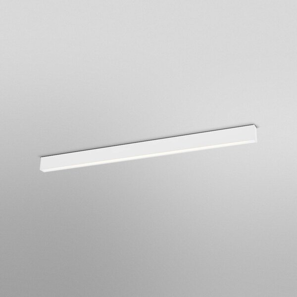 OSRAM Lampa sufitowa LED Office line Cuboid biała 4000 K sączyniany Cuboid, możliwość ściemniania, biały / opal, biuro, aluminium, nowoczesny