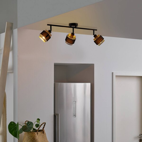 OSRAM Lampa sufitowa Decor Spot Hornet,, czarny, salon / jadalnia, tkanina / materiał / jedwab, nowoczesny