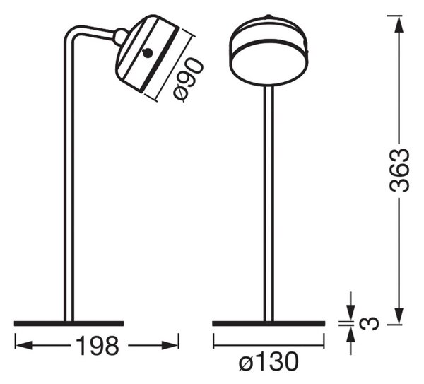 OSRAM Lampka z klipsem DECOR HELPER GADGET, możliwość ściemniania, czarny, sypialnia, tworzywo sztuczne, nowoczesny