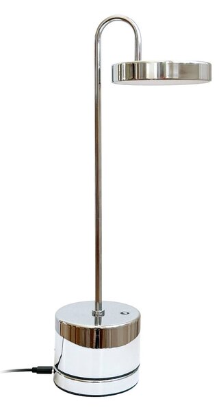 Lampa Stołowa Dyberg Larsen, MOOVELIGHT, ściemnialny, chromowy, salon, metal, design