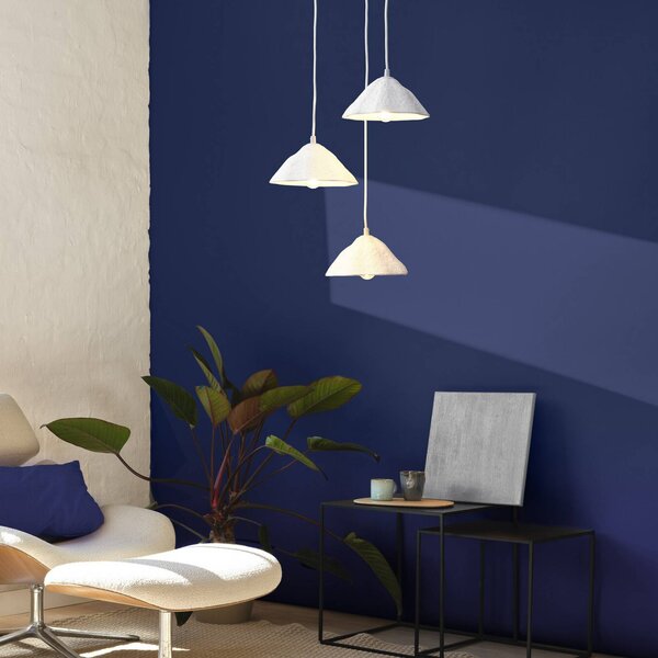OSRAM Lampa wisząca Decor Lotus Leaf, możliwość ściemniania, biały / opal, salon / jadalnia, papier / lunolit / lunopal