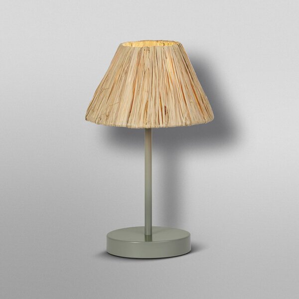 OSRAM Lampa stołowa Decor Raffia, brązowy / rdzawy, salon / jadalnia, dworkowy / rustykalny