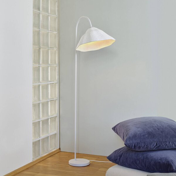 OSRAM Lampa łukowa - lampa stojąca Decor Lotus Leaf, biały / opal, salon / jadalnia, papier / lunolit / lunopal
