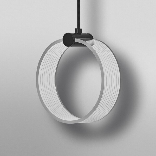 OSRAM Lampa wisząca Decor Circle, czarny, salon / jadalnia, tworzywo sztuczne, nowoczesny