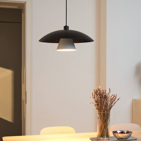 OSRAM Lampa wisząca Decor Flying Mushroom, możliwość ściemniania, czarny, kuchnia, metal, nowoczesny