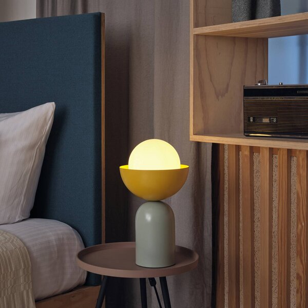 OSRAM Lampa stołowa Decor Bowl, zielony, salon / jadalnia, metal, nowoczesny
