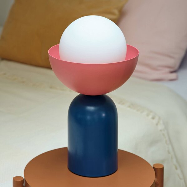 OSRAM Lampa stołowa Decor Bowl, niebieski, salon / jadalnia, metal, nowoczesny