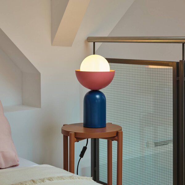 OSRAM Lampa stołowa Decor Bowl, niebieski, salon / jadalnia, metal, nowoczesny