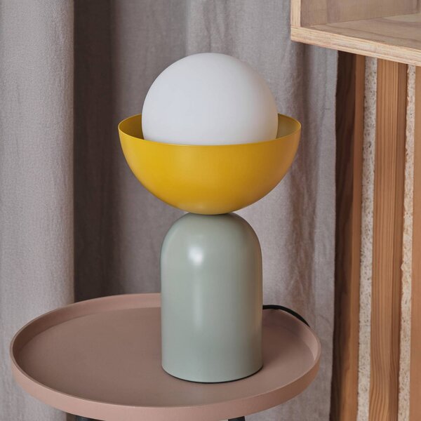 OSRAM Lampa stołowa Decor Bowl, zielony, salon / jadalnia, metal, nowoczesny