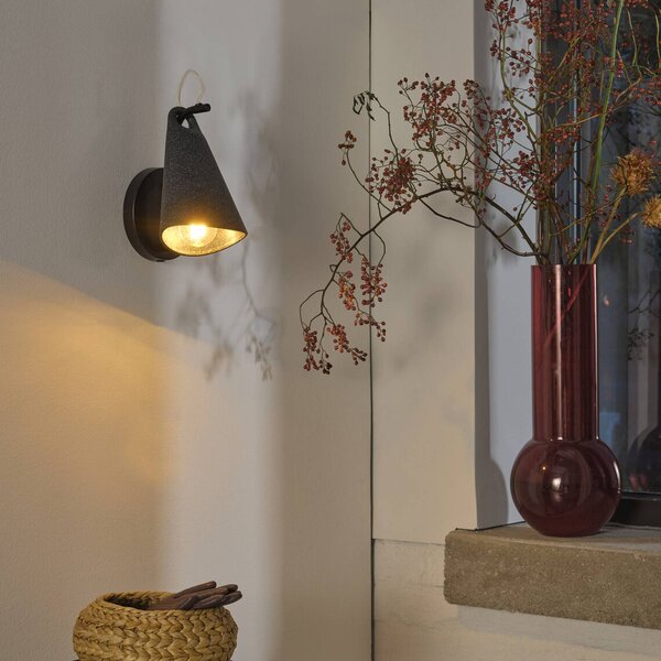 OSRAM Kinkiet Decor Bell, możliwość ściemniania, czarny, salon / jadalnia, metal, nowoczesny
