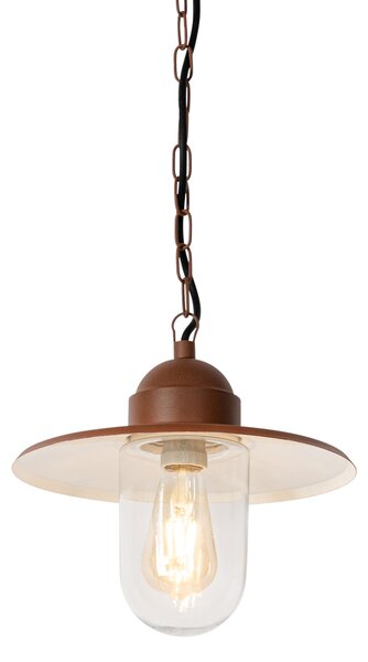 Nowoczesna lampa wisząca zewnętrzna rdzawo-brązowa IP44 - Kansas